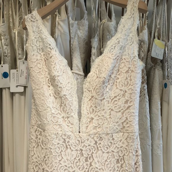 Natural/Latte, lace, fit and flare - Picture 2 of 5